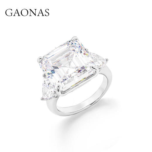 GAONAS 戒指 霜雪闪耀臻奢白色冰糖戒指11795RW 商品图1