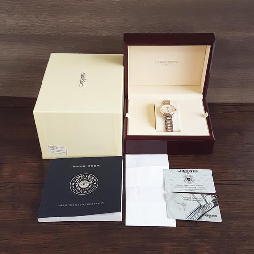 【95新】LONGINES 浪琴L2.257.5.89.7自动机械机芯日期显示29MM（女款）名匠系列精钢/18K玫瑰金231125NJS04 商品图1