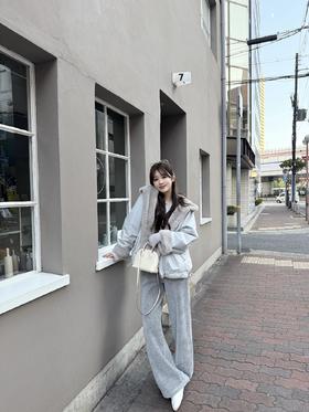 2025秋冬新款 双防面料连帽毛绒内里外套 高颜值外套加厚