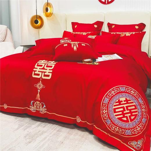 "因为+所以 / Because & So   金龙瑞凤-婚庆刺绣四件套" 商品图1