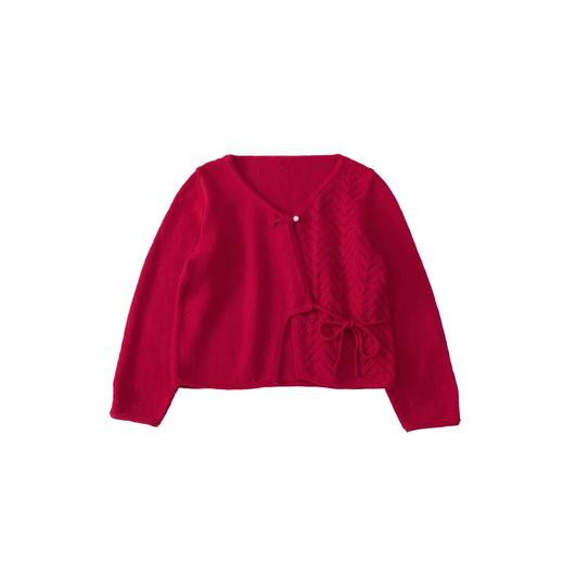 苏苏姐家菀月开衫手工diy钩针棒针毛衣编织羊毛线毛线团材料包 商品图4