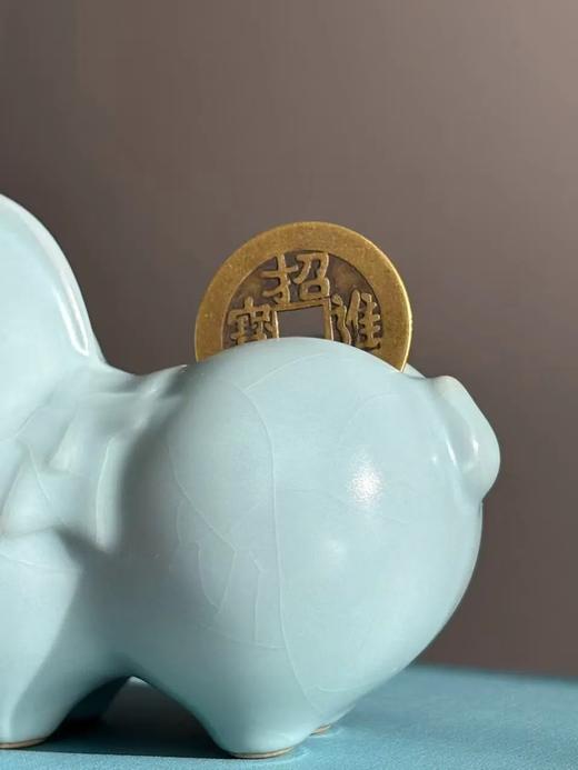 2026非遗汝瓷“有钱马” 汝山明出品 配赠礼盒、礼袋 送礼佳品【G】 商品图1