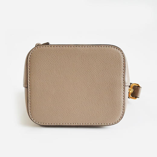 【95新】FENDI芬迪8BS010灰色全皮Mon Tresor水桶包单肩包女士 151225AK01 商品图4