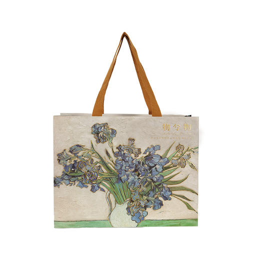 大英博物馆 鸢尾花 纸袋 商品图4