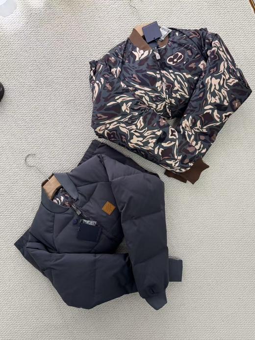 【ss1】25秋冬新款男子双面穿迷彩配色棒球领蓬松棉服外套！！ 商品图1