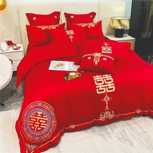 "因为+所以 / Because & So   金龙瑞凤-婚庆刺绣四件套" 商品图2