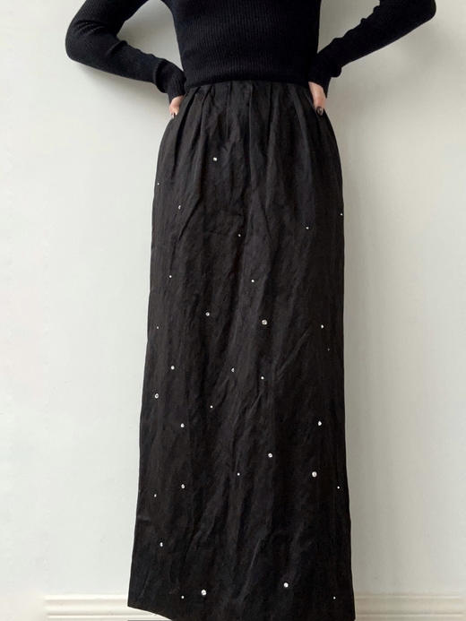 VC｜AW25027 Cosmo embellished skirt [ 半身裙 黑 ]【HOLIDAY】 商品图2