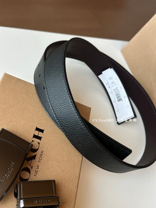 【2天发货】coach男士双头双面皮带礼盒，五金好皮质好，质量没得挑的腰带 商品图8