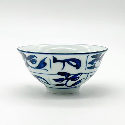 俊德丨 景德镇瓷 经典手绘刀字纹 老茶花纹 青花瓷 品茗杯茶杯 主人杯 160ml 商品图2