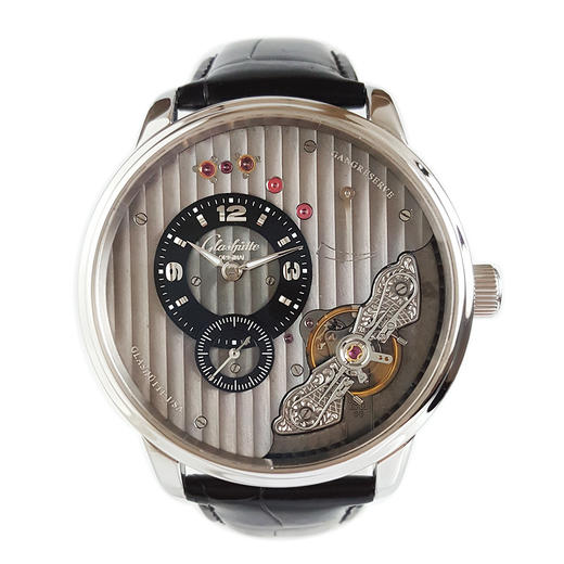 【95新】Glashütte Original 格拉苏蒂1-66-06-04-22-62手动机械机芯动力储备显示42MM（男款）偏心系列精钢111225NJS17 商品图0