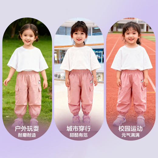 贝贝怡女童春秋工装裤 商品图6