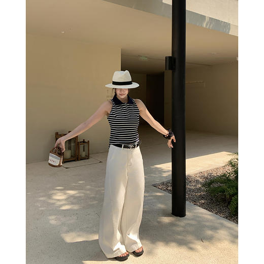 EKOOL衣库 高腰垂感牛仔裤女2025新款夏季小个子宽松显瘦直筒长裤 商品图1