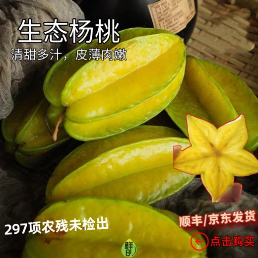 生态种植云南杨桃，酸甜水润，现摘现发，297项农残未检出，顺丰/京东包邮急件慎拍‼️ 商品图0