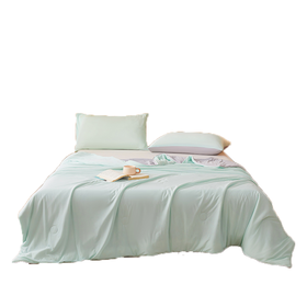 "因为+所以 / Because & So   云母绿+山灰-云母氨纶凉感丝夏凉被"