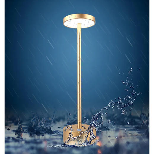 意大利 便携式充电LED台灯 IP54防水 按键调光 商品图4