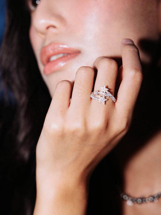 满天繁星闪耀的你流行耳环＋戒指 商品图10