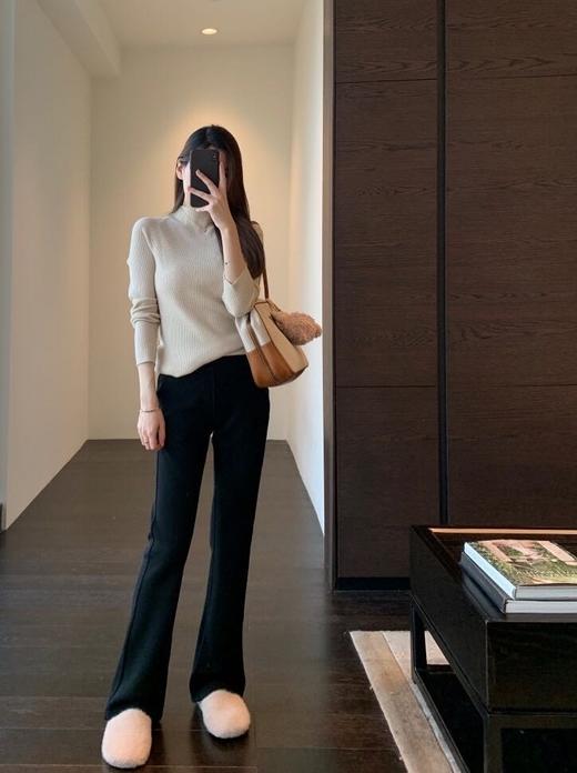 波司登同款白鹅绒蛋白绒微喇神级微喇裤 商品图1