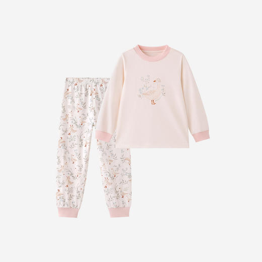 【26年升级版抚触棉】英氏儿童内衣套装男童长袖长裤套装女童四季款秋衣秋裤套装可爱 商品图4