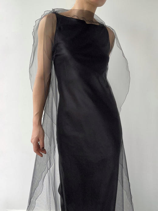 VC｜HD25019 Jasmine silk dress [ 连衣裙 黑 ]【HOLIDAY】 商品图10