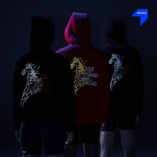 【内道马年限定】带帽卫衣男女同款舒适保暖跑步训练运动上衣 商品图1