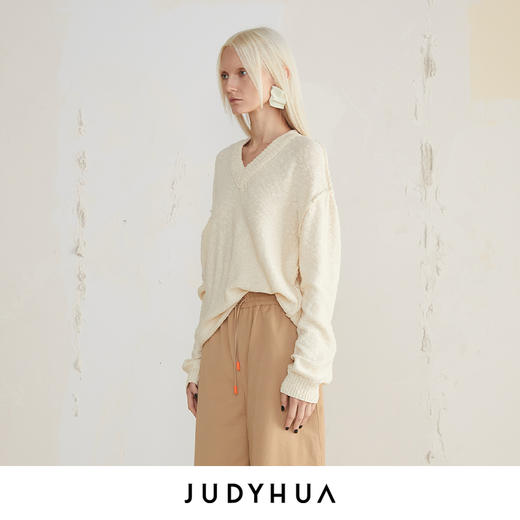 JUDYHUA 自然肌理宽松针织 商品图1