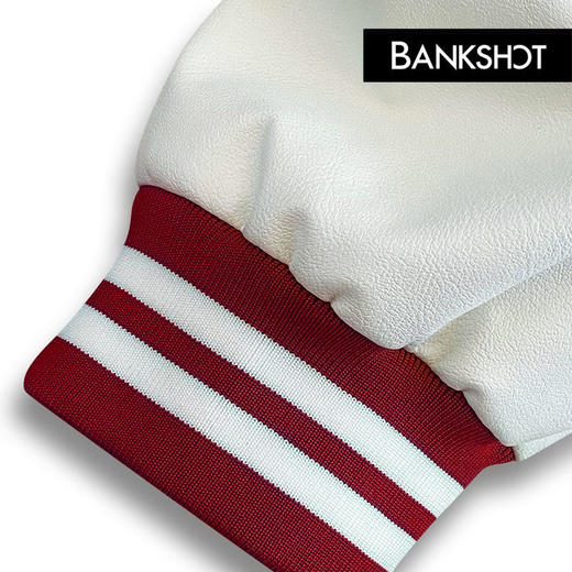 【听老杨原创】马上通关 经典街机主题刺绣/毛巾绣 PU皮袖棒球服 商品图9