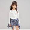 笛莎Deesha 2026春季女童基础印花腰间抽褶长袖T恤 商品缩略图3
