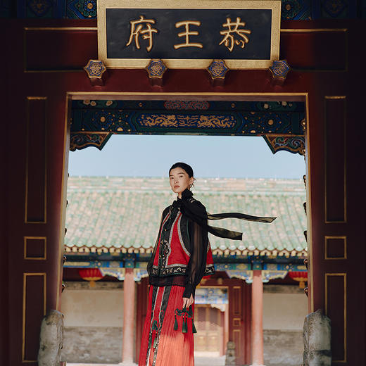 【林栖设计小店】福蝶同春|马甲坎肩恭王府联名2026早春新款背心女1961230 商品图5