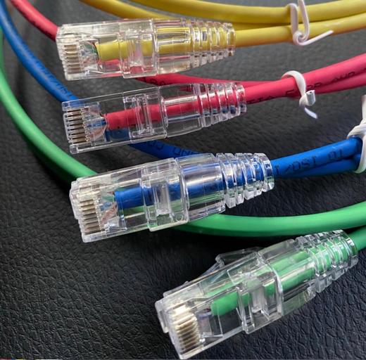 极细线@机房专用【超六类万兆✦无氧铜过测试】超六类CAT6A万兆成品无氧铜网线网络跳线宽带电脑高速网线极细线高速无氧铜28AWG超细机房软线 商品图4