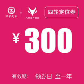 温岭极狐 四轮定位券