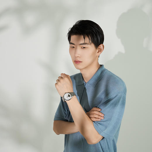 18G9000360S10 海鸥SEA-GULL 飞轮系列男士手表日历周历透底镂空精钢防水自动机械表腕表160 商品图1