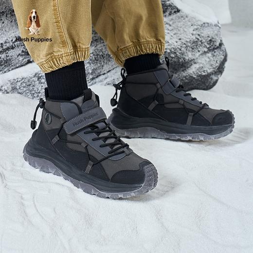 暇步士儿童冬季户外毛毛运动鞋，冬日小脚丫的温暖骑士！HP4905008 商品图6