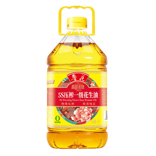 鲁花 香味家族5S压榨一级花生油5L 商品图0