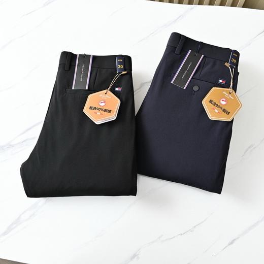 冬季新款商务休闲防水加厚保暖石墨烯护膝鹅绒西裤 商品图4