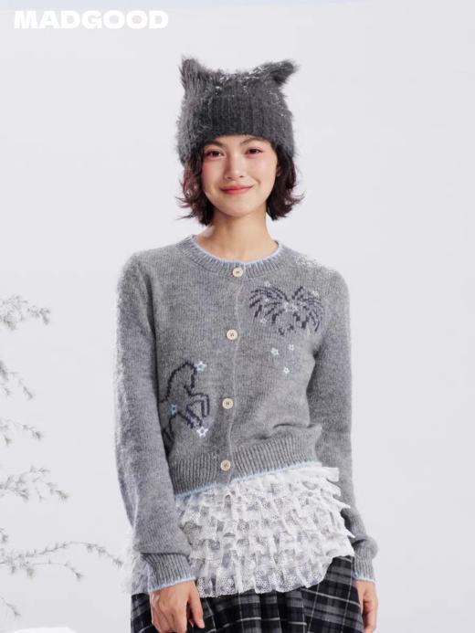 马得工地/MDGDMY141459/一字绣烟花毛衣开衫 商品图2