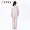 都市丽人女士睡衣家居服吊带长裤+外袍棉质三件套装LHC5A1 商品缩略图3