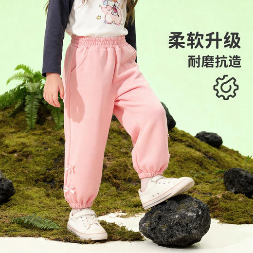贝贝怡春秋女童针织长裤 商品图4