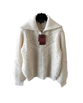 女款羊绒勾花针织开衫毛衣 可配套装zh015