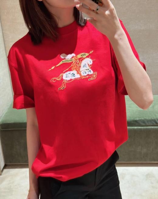 女款马年印花短袖T恤ho007 商品图3