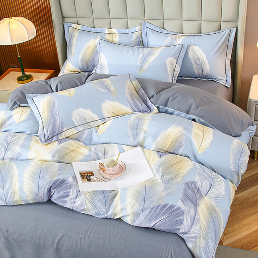 "因为+所以 / Because & So   花意浓情-全棉加厚磨毛四件套" 商品图3