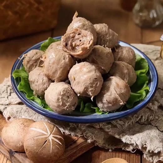 【69到手6袋】正宗潮汕牛肉丸/牛筋丸 汕头冷链直发 色泽油润 大粒饱满 肉质鲜嫩 脆爽弹牙 商品图1