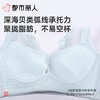 都市丽人内衣红品薄文胸锁边内衣3/4杯四排四扣树脂胶圈LJC4A801 商品缩略图4