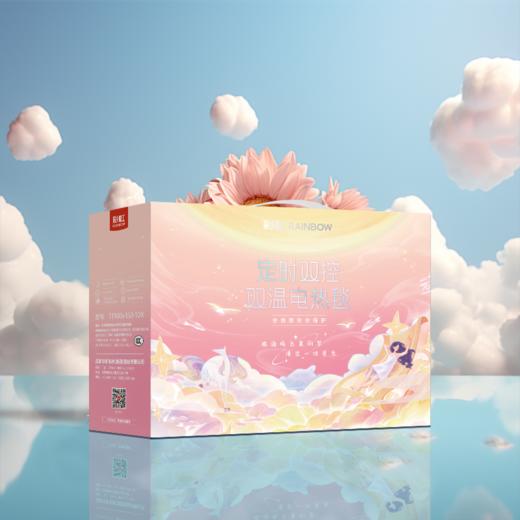 彩虹双控双温定时除螨化纤印花双人电热毯1.8*1.5米 T1815【分仓直发，72小时发货，周末节假日不发货】 商品图2