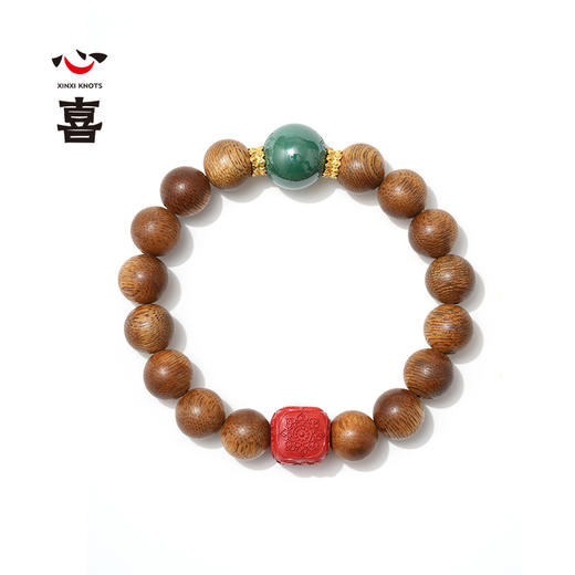 【诸事欢喜】【马年太岁符】 钻石世家X心喜 马上好运系列 马年太岁符甘露宝珠沉香手串 鸿运当头 六面吉文  马上好运【结缘定制、无质量问题不支持退换货】预计3-5天发货 商品图2