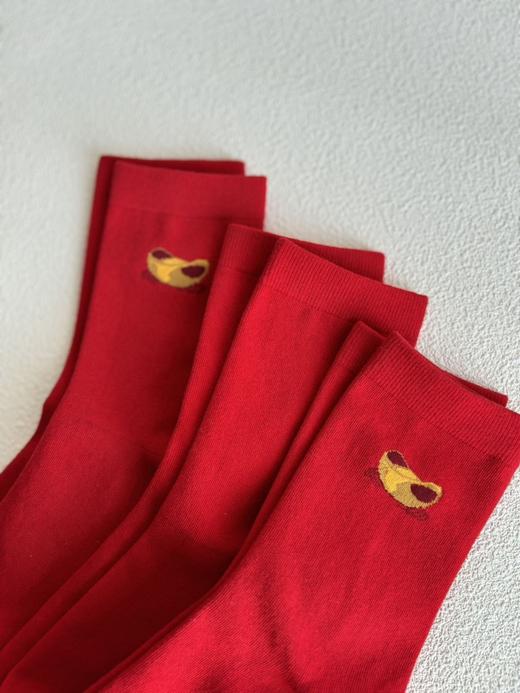 直发【发三双】爱M新年如意红袜子 “招财进宝”开启新年好运 商品图5