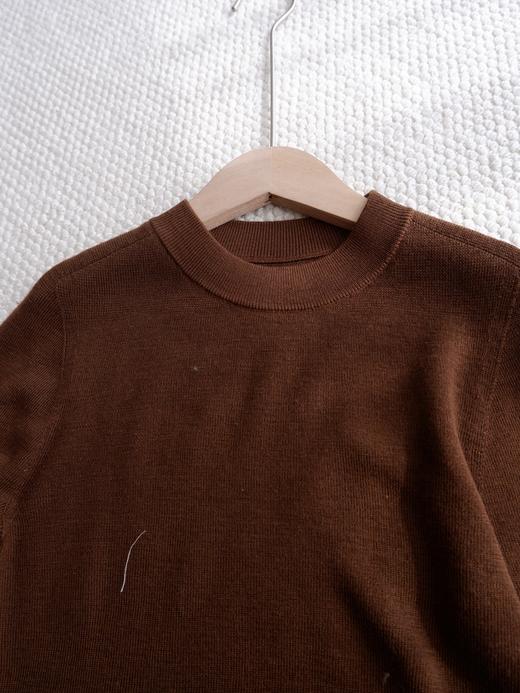 云仓 德国进口 48支3股100%羊毛， 精纺扬子纱 无缝一体打底毛衣 商品图4