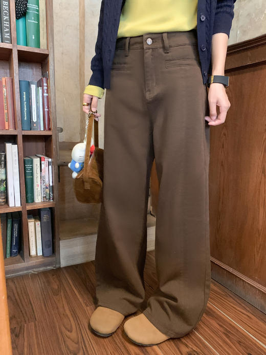 <曾小咸推荐>现货秒杀 ！微信超特价！纯色长袖t恤 日常109.99 立减50 秒杀59.99！棕色牛仔裤 秒杀99.99！ 商品图6