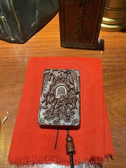 【福利款】雷击木五👻运贝才财&魁星斗转星移吊坠男女同款装饰品 商品图0