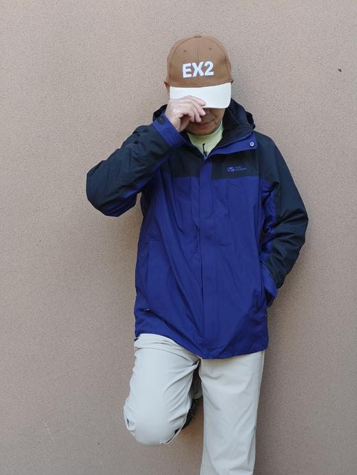 牧高笛 男款 秋冬款 三合一冲锋衣 露营徒步登山防风保暖 NM192180 商品图2