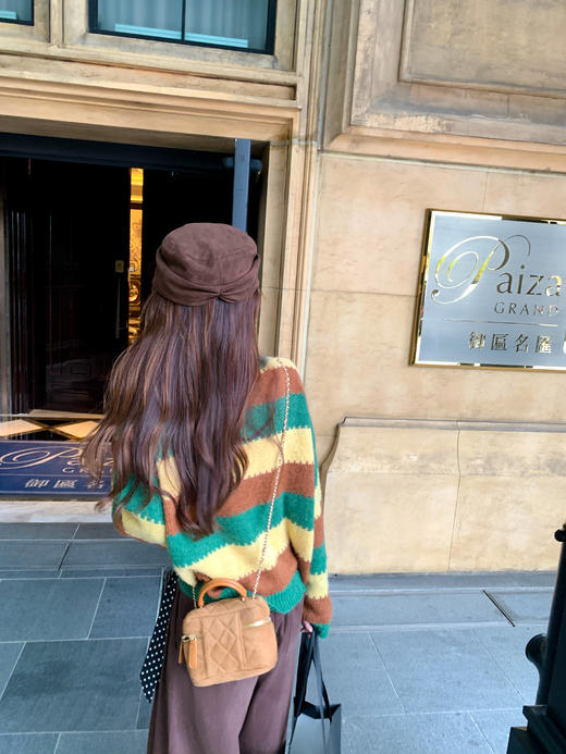 <曾小咸推荐>现货秒杀 ！微信超特价！彩色条纹针织衫 日常169.99 立减80 秒杀89.99！！ 商品图11